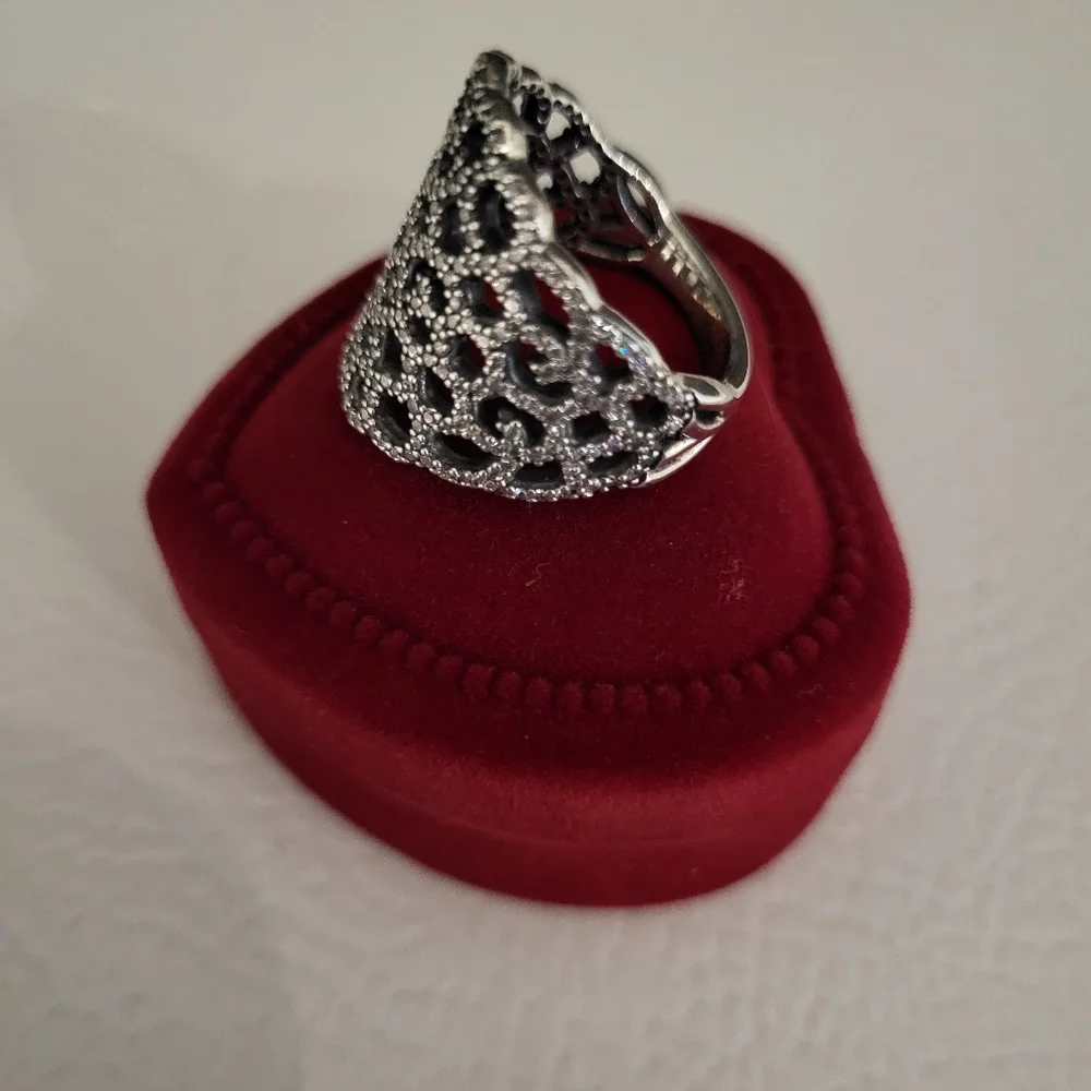 PANDORA AUTHENTIC SILVER RING - Picture 5 of 10